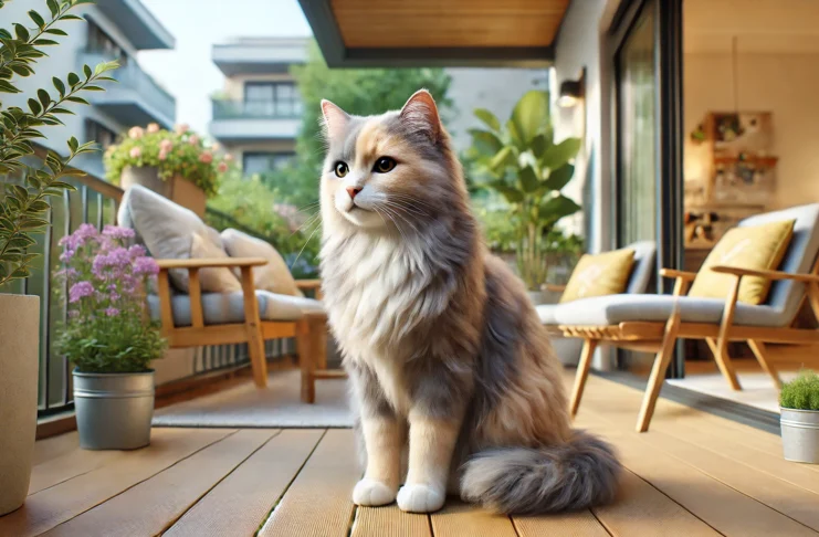 Dilute Calico Cat